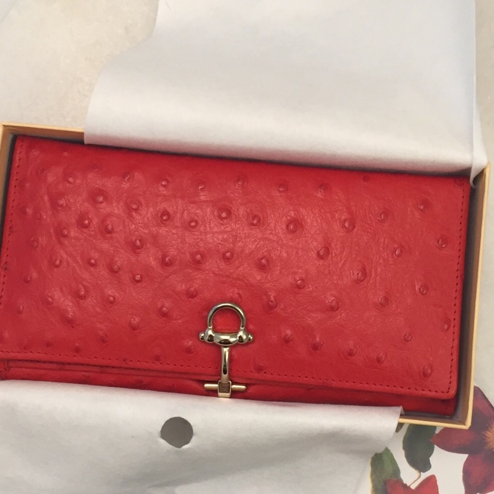 Vera Pelle Red Leather Wallet